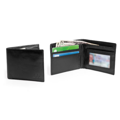 Billy Fold Leather RFID Wallet