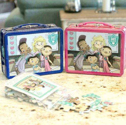 SAFE Hearts Puzzle Lunch Box