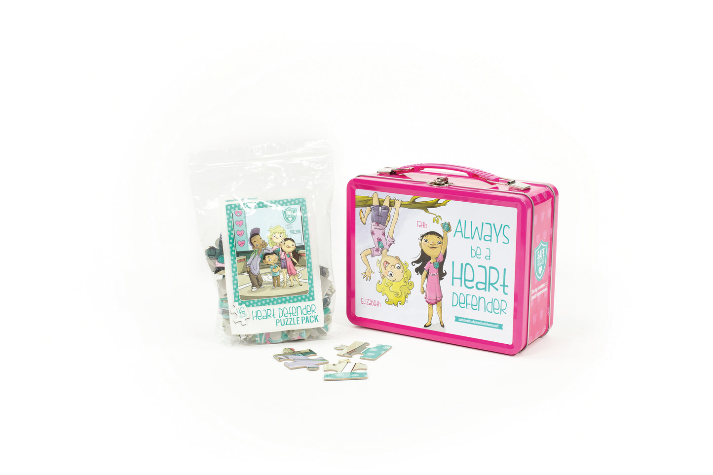 SAFE Hearts Puzzle Lunch Box